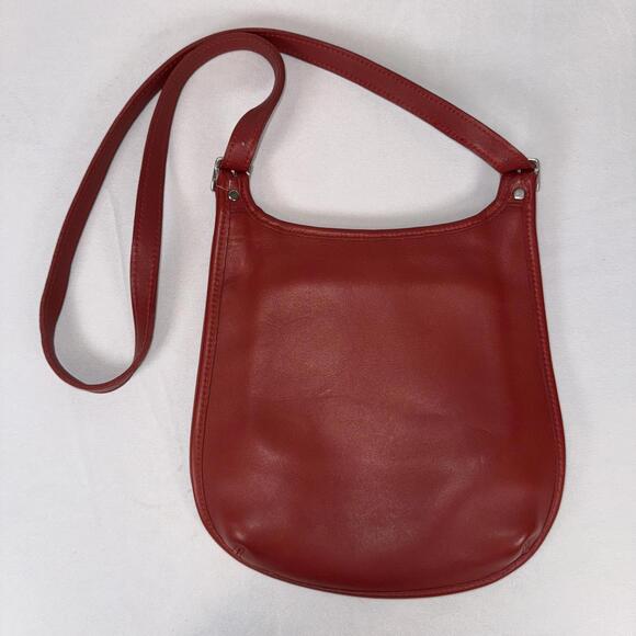 Vintage Red Leather Bag - Picture 7 of 7